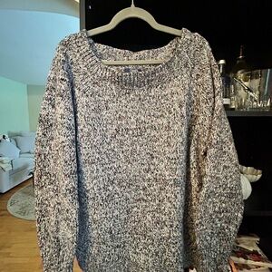 Chaps Women's Marled Gray Warm Sweater!